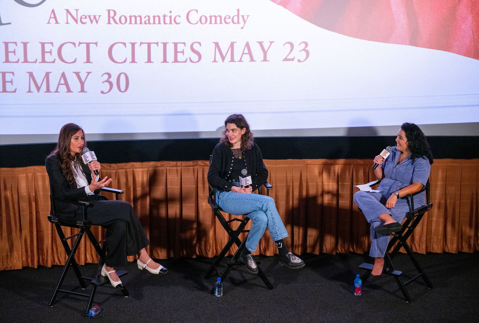 Laura Piani, Camille Rutherford, and Jenelle Riley attend Screening of "Jane Austen Wrecked My Life" (Image via Getty)